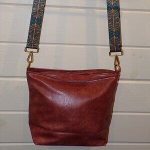 Women's Soft Brown Faux Leather Handbag, Perfect Christmas Gift for Her, Roomy